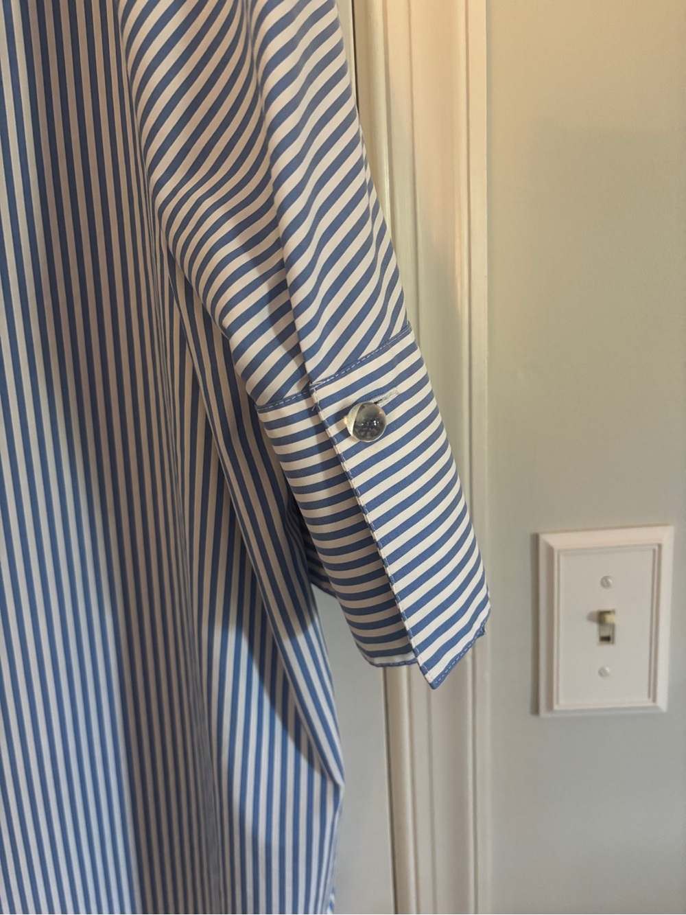 Tuckernuck Blue Stripe Tunic Top - Picture 9 of 10
